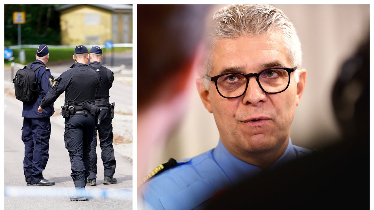 Rikspolischefen Anders Tornberg är fast besluten om att gärningsmannen ska gripas.